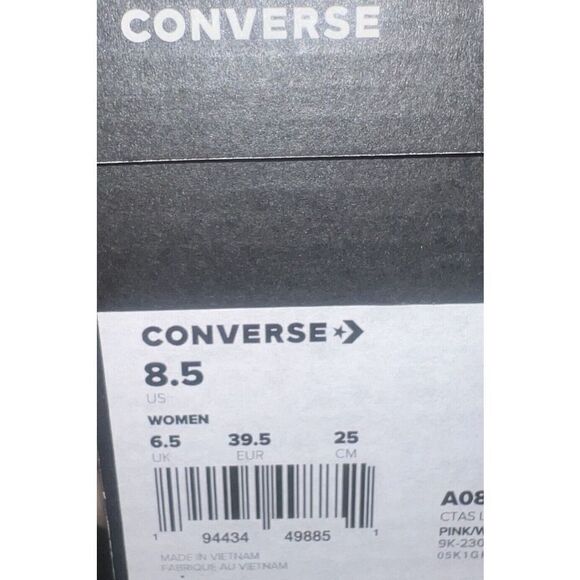 CONVERSE Women's Chuck Taylor All Star Pink Platform Canvas High Top Sneakers - Picture 7 of 7